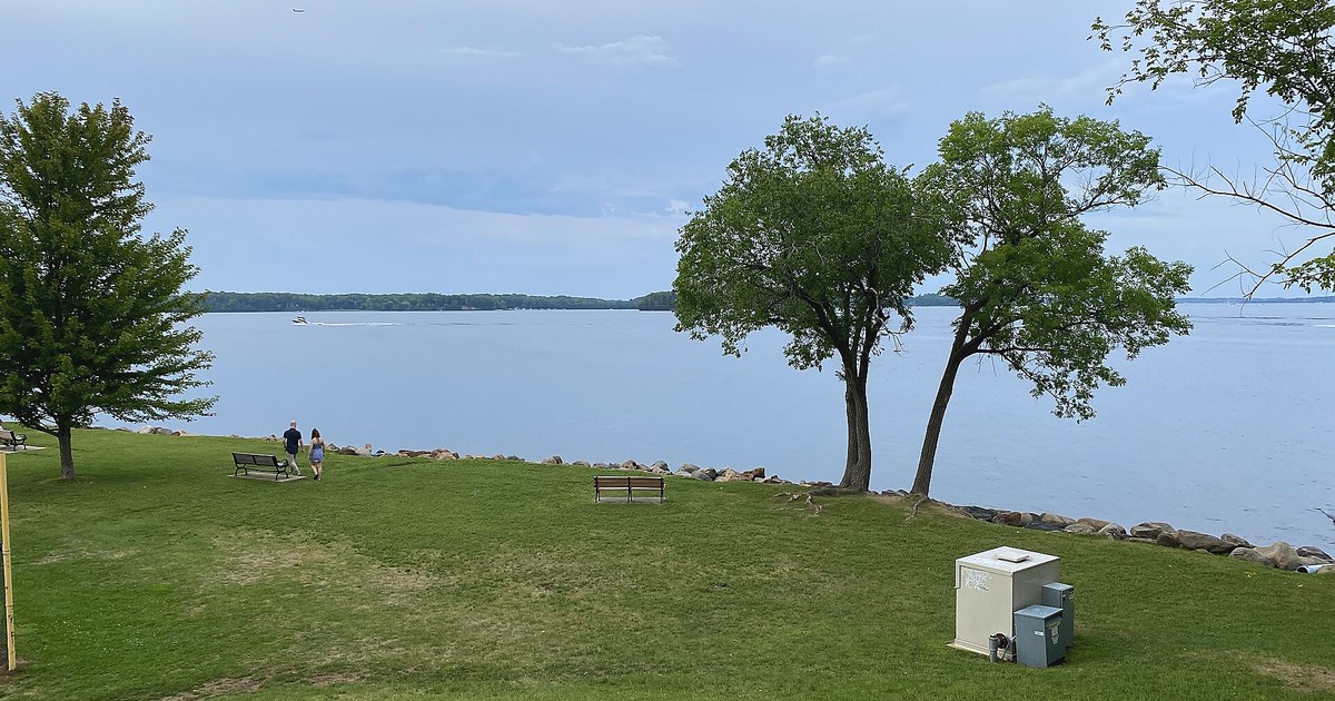 Wide open water on Lake Minnetonka